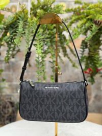 Túi Xách Nữ Michael Kors Jet Set Black Medium Pouchette Bag Purse