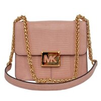 Túi Xách Nữ Michael Kors Sonia Embossed Square Small Shoulder Crossbody In Powder Blush 35H1G6SC5E Màu Hồng