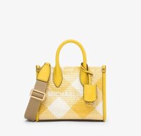 Túi Xách Nữ Michael Kors Mirella Lady Extra Small XS Mini Shopper Crossbody Bag Golden Yellow