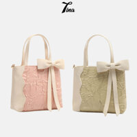 Túi xách nữ MICOCAH Chính Hãng "Floating Spring" cao cấp quai đính nơ nữ tính đi tiệc M574