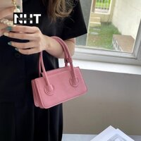TÚI XÁCH NỮ MINI ĐEO CHÉO CẦM TAY MÀU HỒNG BABY