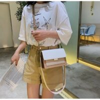 Túi Xách Nữ Mini - 💝FREESHIP 50K 💝- Túi Xách Nữ Phối Màu Vintage MIZUNO Phong Cách Hàn Quốc TX01