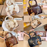 Túi Xách Nữ Miu Size 20 Kèm Charm Kitty Chất Dày Dặn Chuẩn Super Huyentui96
