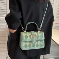 túi xách nữ 💖MOODUU💖 túi xách nữ kẻ sọc caro cao cấp đeo chéo nữ basic túi xách nữ vuông đeo vai MODU779