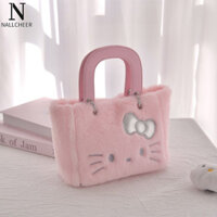 Túi xách nữ NALCLHEER New Kitty màu hồng dễ thương Túi xách đa năng Y2K