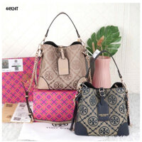 Túi xách nữ neo neo dáng bucket vải thổ cẩm thêu fullbox