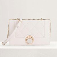 Túi Xách Nữ Pedro Quilted Shoulder Bag Màu Trắng