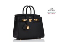 Túi xách nữ siêu phẩm Hermes Birkin Togo Black màu đen