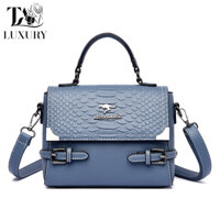 Túi Xách Nữ Siêu phẩm Vip T2000 Xanh Cao cấp (2 dây đeo, 1 dây to, 1 dây nhỏ)