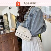 Túi xách nữ sừng hươu đeo vai đeo, Túi nữ 3 ngăn da mềm đi chơi đi tiệc check in sang chảnh