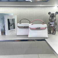 Túi xách nữ Thảo Linh cầm tay đeo vai chéo phong cách phối khoá kèm tag hình ngựa da TX19P