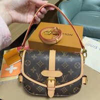 Túi xách nữ thời trang cổ điển Châu Âu Mỹ Túi yên ngựa Gemini In hình Túi đeo vai bằng da thật có hộp LL999999-0229