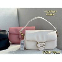 Túi xách nữ thương hiệu Coach da thật cao cấp bản da mềm màu trơn