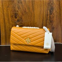 TÚI XÁCH NỮ TORY BURCH kira chevron Convertible shoulder bag Nâu Vàng.