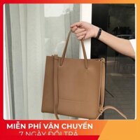 Túi Xách Nữ Tote Da PU Cao Cấp Mềm Đẹp Phom Vuông Kèm Ví Nhỏ Xinh Có Dây Đeo Chéo Style Thời Trang Công Sở Đi Làm Đi Họ