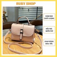 Túi xách nữ túi đeo chéo quai xách vân da cá sấu cao cấp đẹp thời trang mới 2022 MSP08 - RUBY SHOP