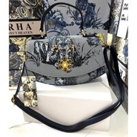 Túi xách  nữ , túi đeo chéo siêu đẹp hoa văn con hổ sắc nét của YSL fullbox-hàng QCCC-2590