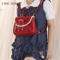 Túi xách nữ Túi đeo vai viền ren phong cách Lolita dễ thương