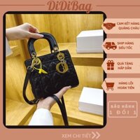 Túi xách nữ , túi Dior Lady da lì size 17 tag vàng DiDiBag