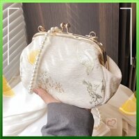 Túi xách nữ, túi vỏ thêu thời trang, túi đeo vai đa năng