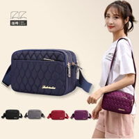 Túi xách nữ vải dù đeo chéo nhỏ gọn nhiều ngăn chống thấm