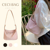 Túi xách nữ vải dù quai da đeo vai và đeo chéo 8649 ( không kèm móc khóa )