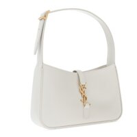 Túi Xách Nữ YSL ‘Le 5 7’ Hobo Bag In Smooth Leather Màu Trắng Kem