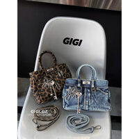 TÚI XÁCH QUẦN JEAN HAI MÃ CỰC HOT HIT KÈM CHAM XÁCH TAY HAY ĐEO CHÉO ĐỀU CHẤT SIZE 22cm