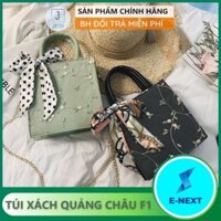 Túi Xách Quảng Châu Cao Cấp, Túi Đeo Chéo Họa Tiết Hoa Sang Trọng Thời Trang JN018