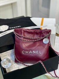 Túi Xách Siêu Cấp Chanel 22 Bag Màu Đỏ 22cm
