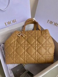 Túi Xách Siêu Cấp Dior Medium Toujours Bag Hoạ Tiết Caro 28.5x19x21cm