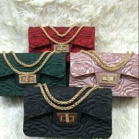 Túi xách silicon hoa trà