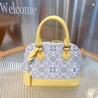 Túi xách size nhỏ dáng siêu xinh hoạ tiết logo thương hiệu Louis Vuitton LV cao cấp có 5 màu