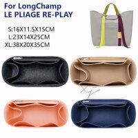 Túi Xách Tay Bằng Vải Nỉ Cho Longchamp LE PLIAGE RE-PLAY