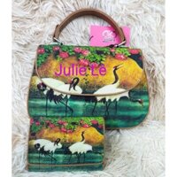 Túi xách tay nữ da cá đuối thật