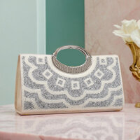 Túi xách tay thời trang cao cấp mẫu mới Túi dạ hội nạm kim cương thời trang nữ túi công chúa đeo chéo một vai KTV khí chất quý phái