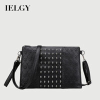 Túi xách thời trang đầu lâu đinh tán nữ IELGY