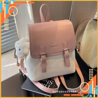 Túi xách thời trang(Sz 23) cao 24cm) Balo xinh, móc bông, nắp dải từ, đeo vai