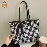 Túi xách tote nữ công sở đi làm phong cách Ulzzang cỡ lớn tặng nơ xinh
