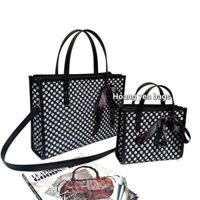 Túi xách Tote vải canvas kích thước lớn đựng vừa laptop, tập A3, A4