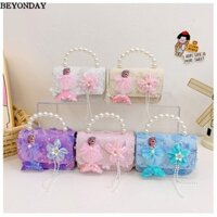 Túi xách trẻ em BEYONDAY, Túi đeo chéo di động nàng tiên cá, Túi đeo vai POP MART dung tích lớn dành cho nữ