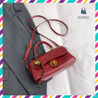 Túi xách, túi đeo chéo size 22cm, có khóa gài mạ vàng tặng kèm móc khóa xinh xắn