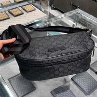 Túi xách unisex Gucci black leather