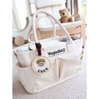 Túi Xách Vải Canvas, Túi bỉm sữa Cỡ Lớn Kiểu Nhật Bản Thời Trang 2021 Cho Mẹ Bỉm Sữa. shop babe K