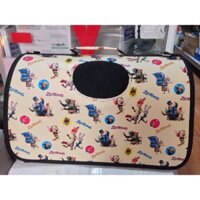 Túi xách vải mang chó mèo di chuyển thuận tiện (Size S, M, L)