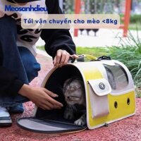 Túi xách Vận chuyển Chó Mèo <8kg, Túi xách phi hành gia cho Thú cưng Vật nuôi- Mèo sành điệu
