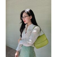 Túi xách xanh bơ đeo vai nổi bật