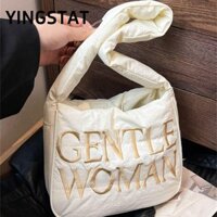 Túi xách YINGSTAT, Túi Tote nữ nhẹ nhàng có sức chứa lớn, Túi đi lại có đệm bông cá tính sành điệu Du lịch