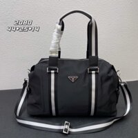 Túi xách/đeo chéo màu đen trơn logo Prada chất liệu cao cấp