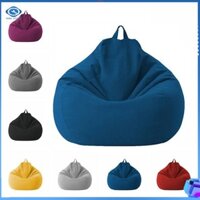 Túi xốp bọc ghế lười hình hạt đậu phong cách cổ điển cho người lớn và trẻ em (không bao gồm chất độn)